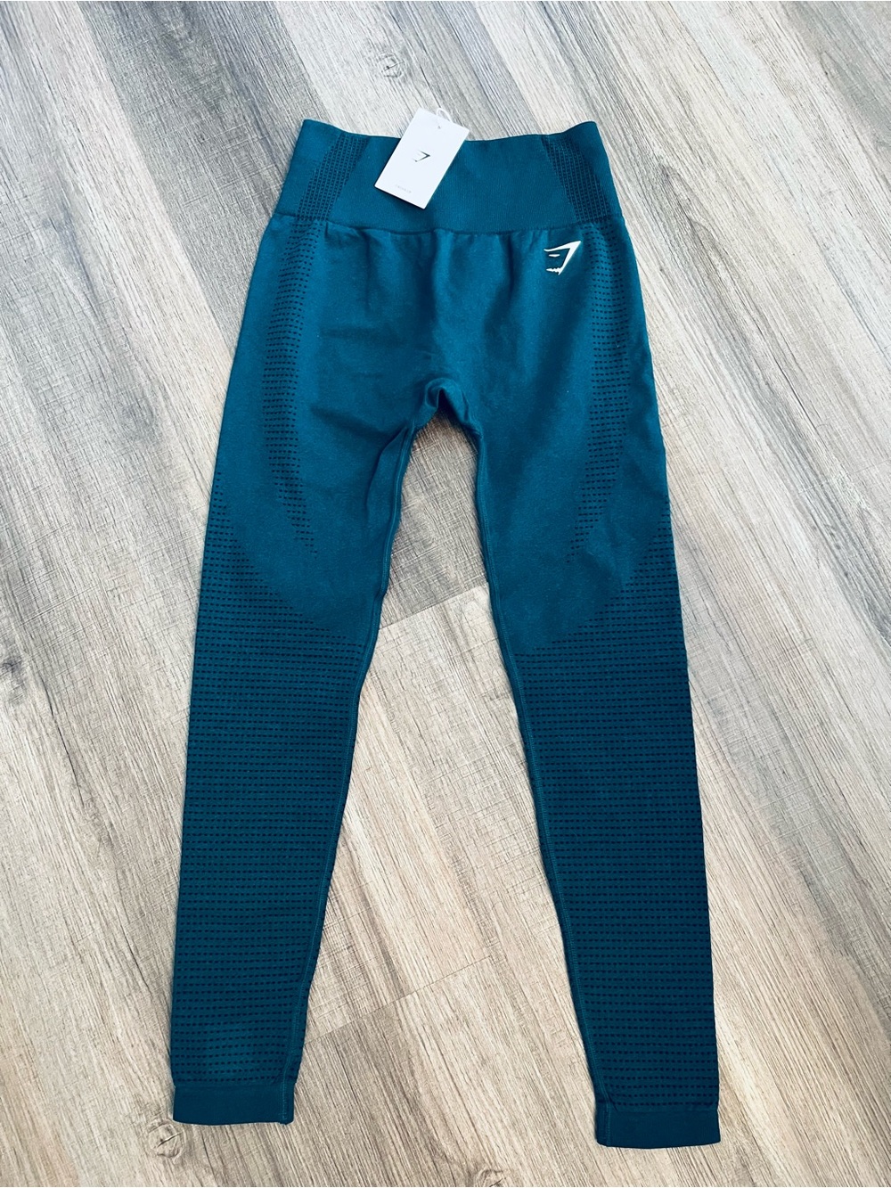 Gymshark Kids Teal Seamless Leggings NWT size M